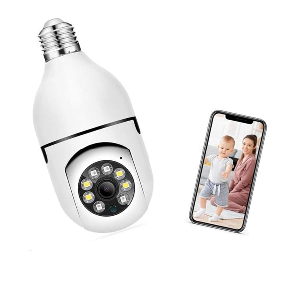 Camara Bombillo Giratoria de Seguridad Tecnologia Tienda CO 