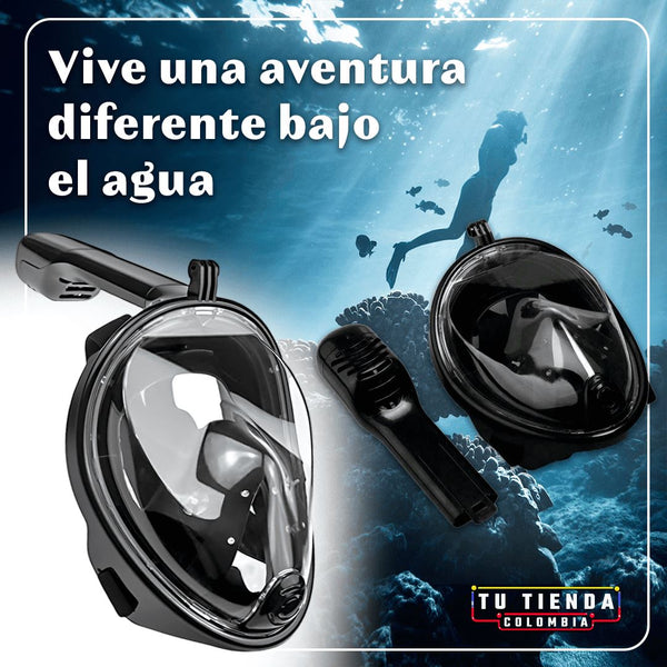 Careta Sea Snorkel® 🌊 Tamaño Universal (Para niños y adultos) Tienda CO 