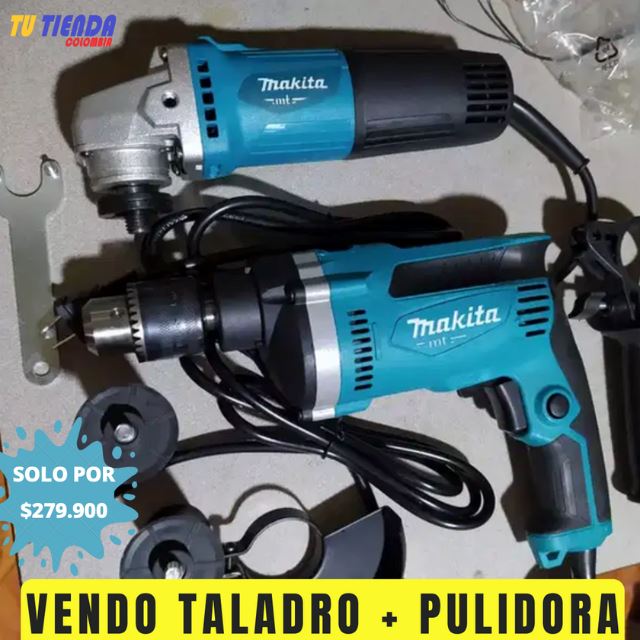 Combo Taladro + Pulidora. Tienda CO MAKITA 
