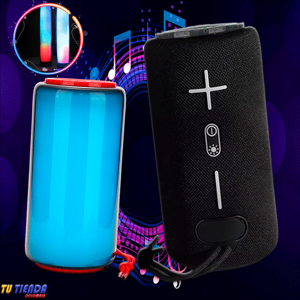 Parlante Luz LED y Altavoces Potentes Tienda CO 