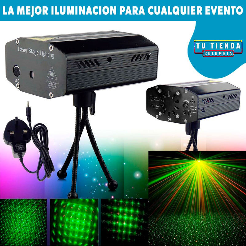 Proyector Laser Led - SHOW DE LUCES Tienda CO 
