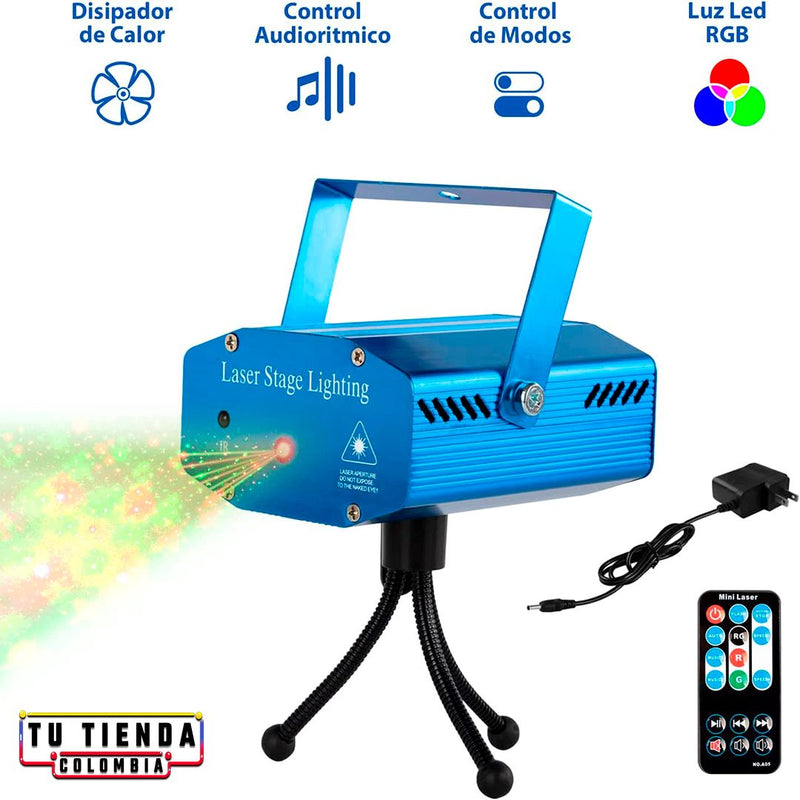 Proyector Laser Led - SHOW DE LUCES Tienda CO 