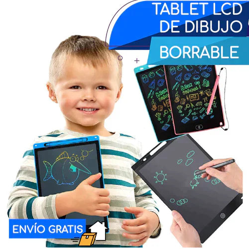 TABLET LCD DE DIBUJO BORRABLE 10" Jugueteria Tienda CO 